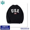 Свитер с буквой Andre American Vintage Унисекс С круглым вырезом С длинным рукавом Пуловер Для пар