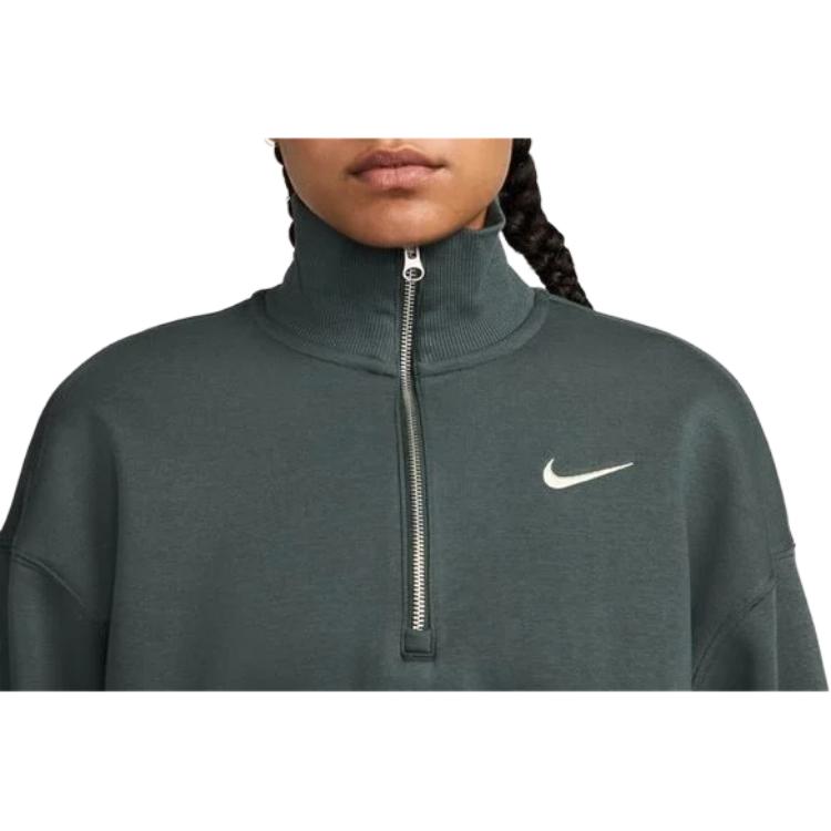 Nike Свитшоты Женские Зеленый Водолазка Умеренный DQ5768-338
