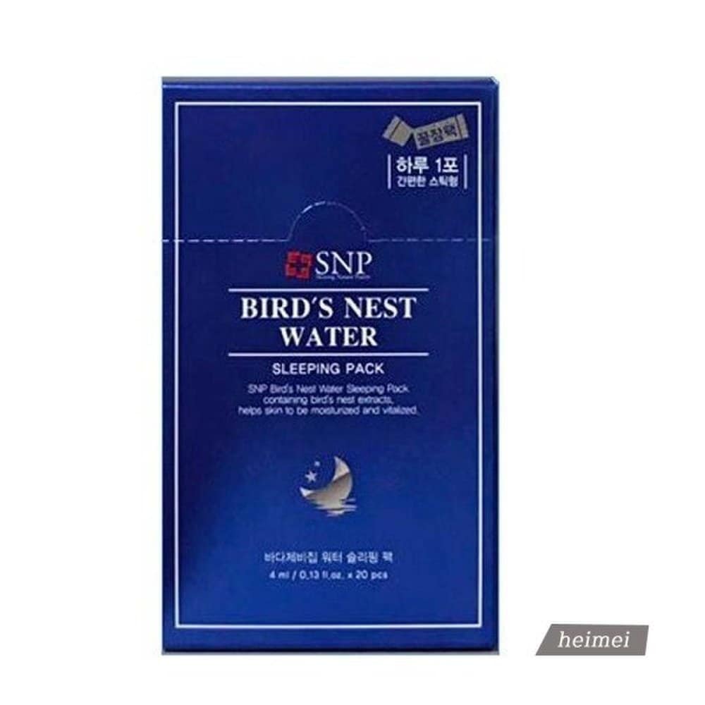 SNP S&P Восстанавливающая ночная маска для лица с экстрактом ласточкиного гнезда в стике, 20 шт.
