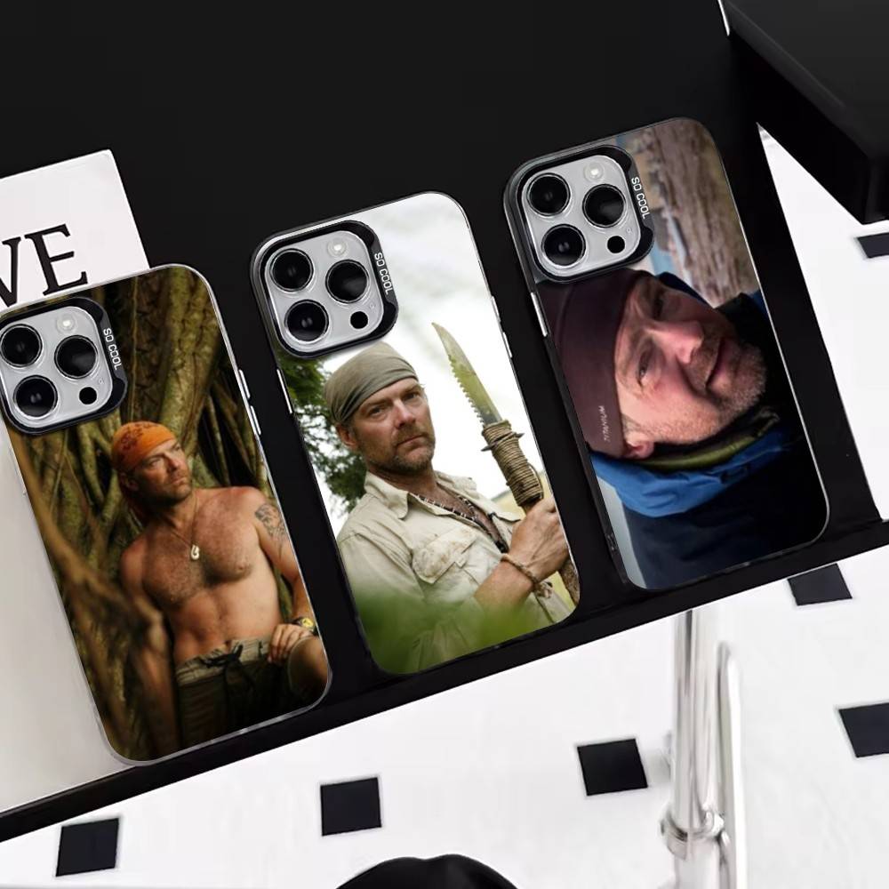 Les Stroud Phone Case For iPhone 17,16,15,14,13,12,11 Plus,Pro Max,XS,Colorful Silver Black Cover