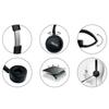 Наушники с микрофоном - iggual Dual Tech - Черные - USB - Bluetooth - Легкие и складные