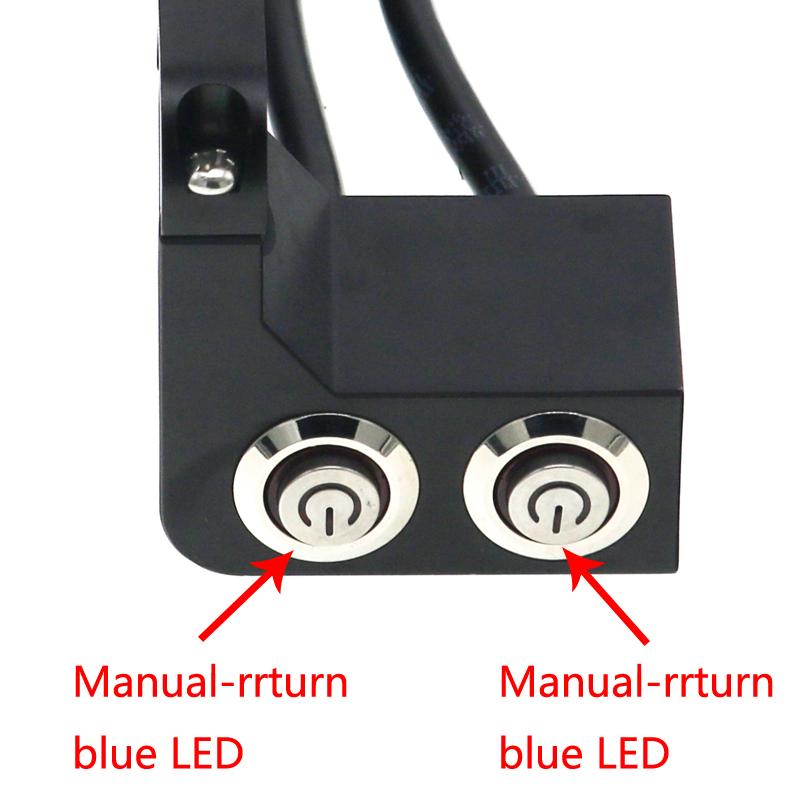 LMoDri Кнопка управления рулем мотоцикла Двойной переключатель Электрический алюминиевый сплав Водонепроницаемый переключатель цепи мотоцикла