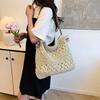 Lazy Wind Large-capacity Straw Woven Bag Women's Summer New Seaside Vacation Woven Bag Commuter Tote Bag