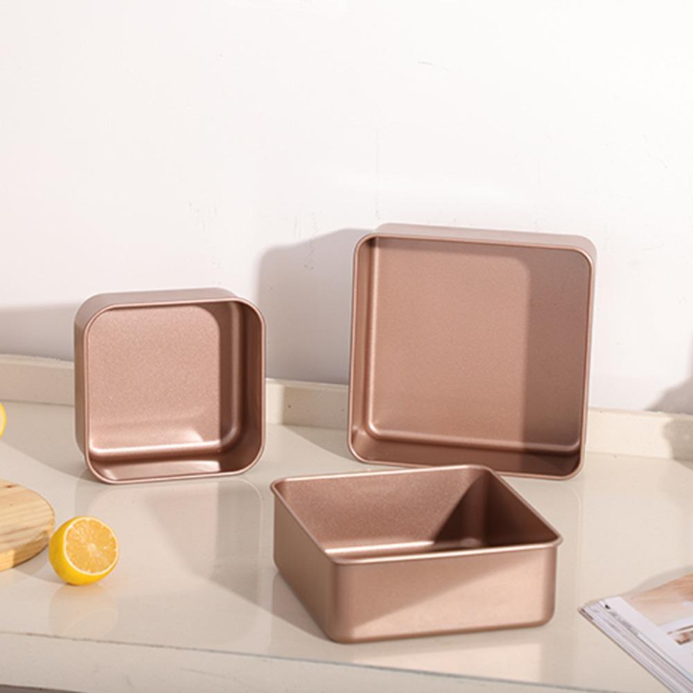 Carbon Steel Square Bread Baking Pan Deepen Baking Tray Multifunctional Pizza Bread Mold Bakery