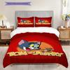 Whimsical Adventure Chocolate Land Bedding (1 * duvet cover + 2 * pillowcase, without core) 2D Flat Duvet cover and pillowcase Christmas birthday gift