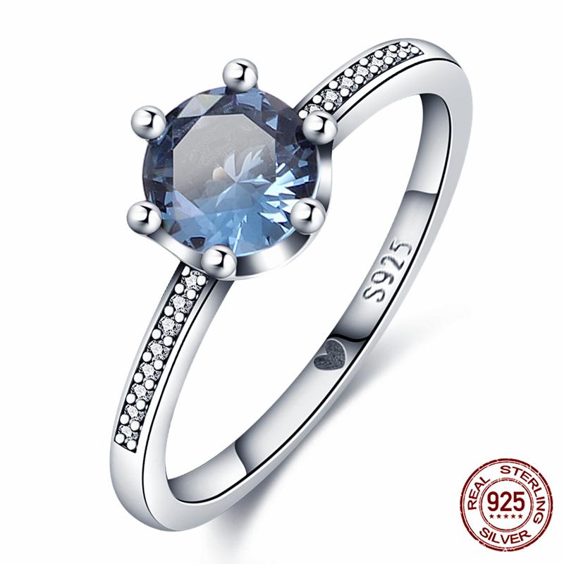 Абсолютно новое 100% подлинное 925 серебряное женское кольцо оригинальное сердце корона розовое золото кристалл обручальное кольцо годовщина свадьбы ювелирное изделие