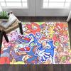 Sonic The Hedgehog Heroes Decoration,Carpet,Living Room,Bedroom, Non-slip,Square rug