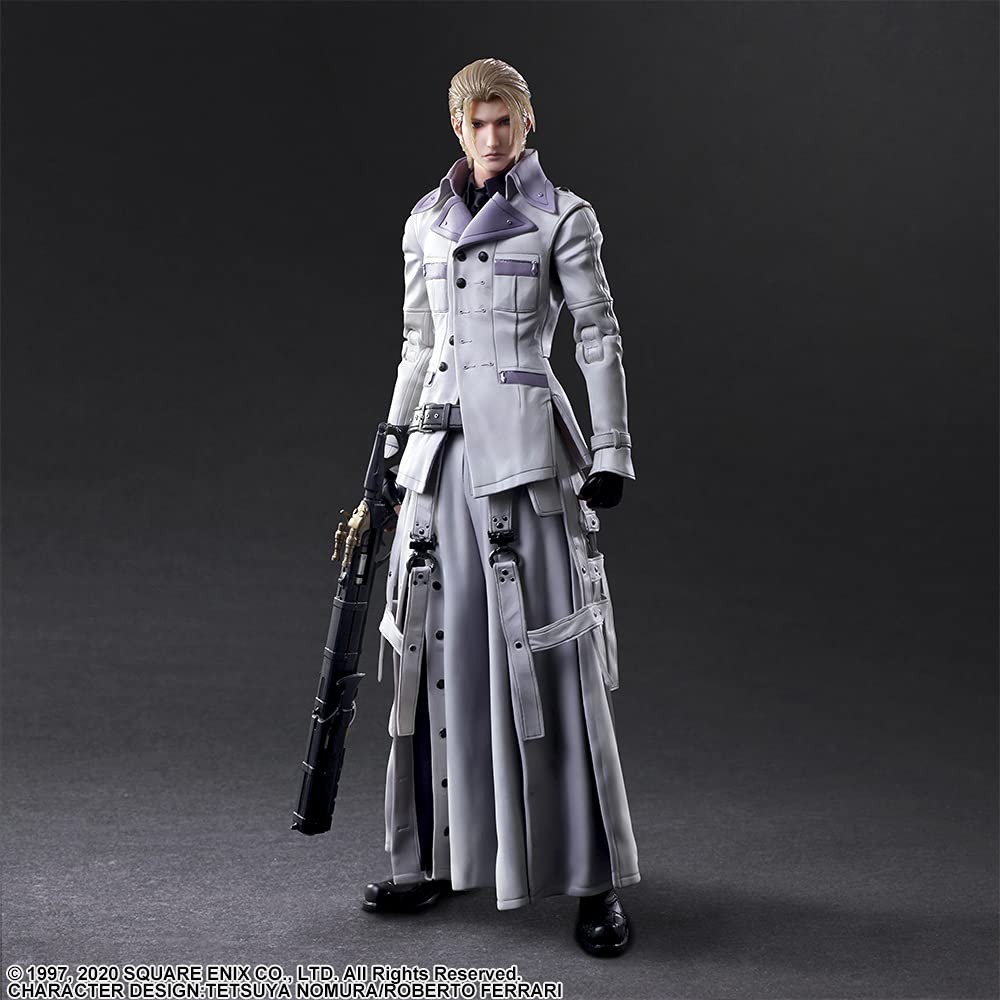 Final Fantasy VII Remake PLAY ARTS Kai Руфус Шинра ПВХ Раскрашенная Фигурка Действия