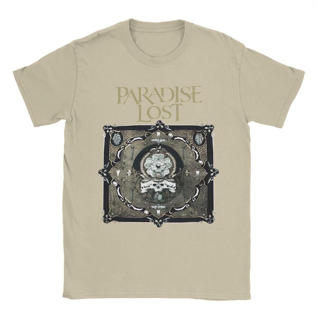 Paradise Lost Band TShirt Beach Hipster T Shirts Unisexs Pure Cotton ONeck Plus Size Tees ShortSleeved Vintage Tshirt
