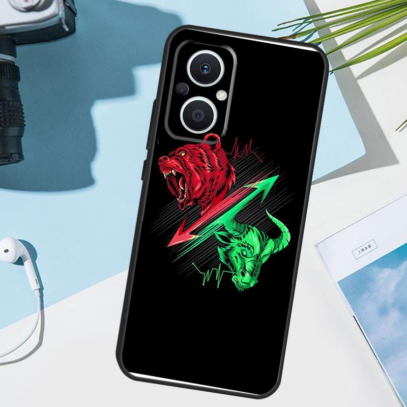 Trade Forex Stock market Cover For OPPO Reno 8T 7 8 Lite 14F 13F 12F 11F 14 13 12 11 10 OPPO Find X8 X6 X5 X9 Pro Case