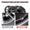 ARE4  4Pcs Metal Car Wheel Tire Valve Caps Stem Covers Accessories For Nissan X-trail GTR Nismo Qashqai Note Juke Sentra Patrol Micra