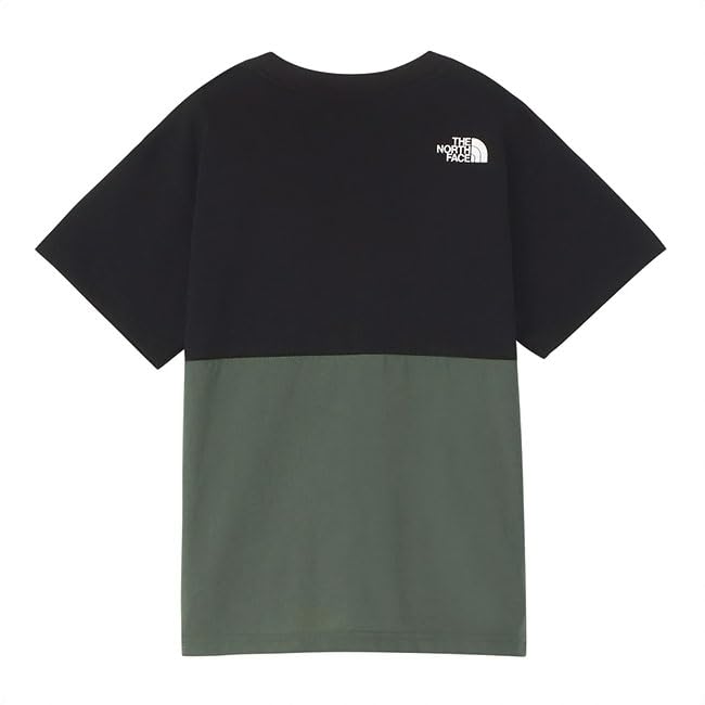 The North Face Adventure Size 110 Tee, Black/Time Green,