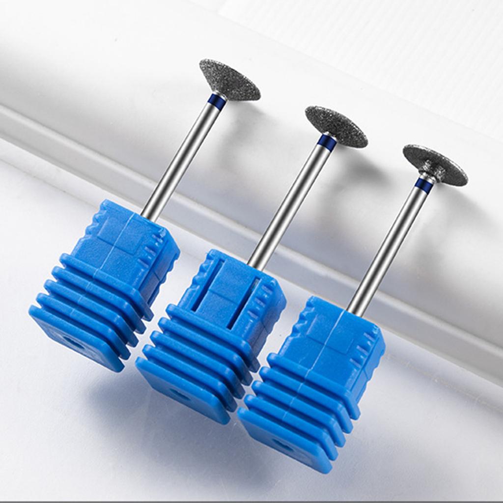 Фрезы для ногтей Многофункциональные фрезы для ногтевого искусства T-образные Трапециевидные Дискообразные фрезы для ногтей Инструмент для нейл-арта