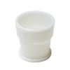 Ideaco Glass Flower Pot No. 4 Diameter 14cm White Milk Glass Planter Pot 4