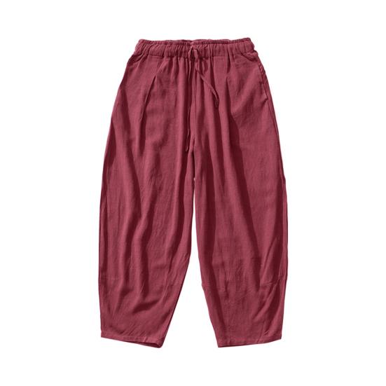 Мужские штаны-шаровары, свободные, быстросохнущие, на шнурке, с эластичной резинкой на талии, с широкими штанинами, мягкие, однотонные, для спортзала