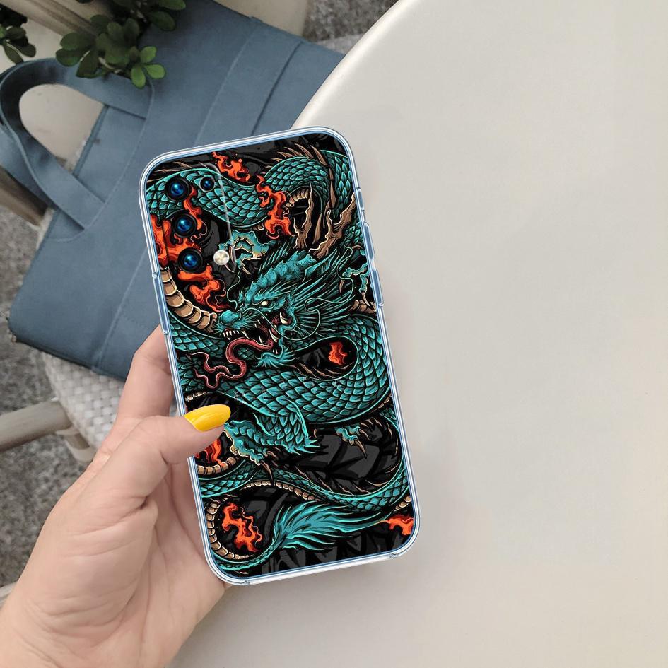 LO25 Chinese Dragon Phone Case for Motorola Moto Edge 20 30 40 50 S30 Fusion Ultra Pro Neo Lite + G200 G23