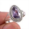Натуральный александрит драгоценный камень 925 цельное серебро ювелирное кольцо размер 8 V4H06