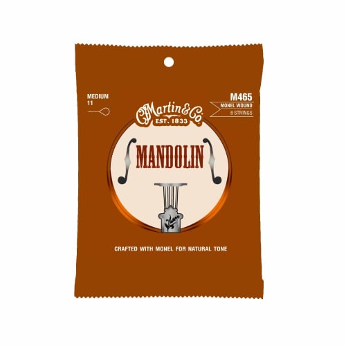 Martin Mandolin Strings Monel M465 Medium (Monel) Mandolin Strings