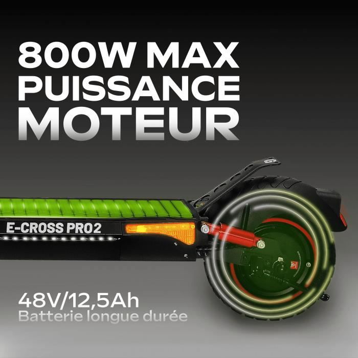 Электросамокат для бездорожья - URBANGLIDE - ECROSS PRO 2 - 10" - 48V - 800 Вт - 13 Ач - Запас хода 50 км