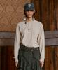 PENFIELD Винтажный стиранный вафельный пуловер-henley с длинным рукавом цвет слоновой кости_Fr3Kt08U