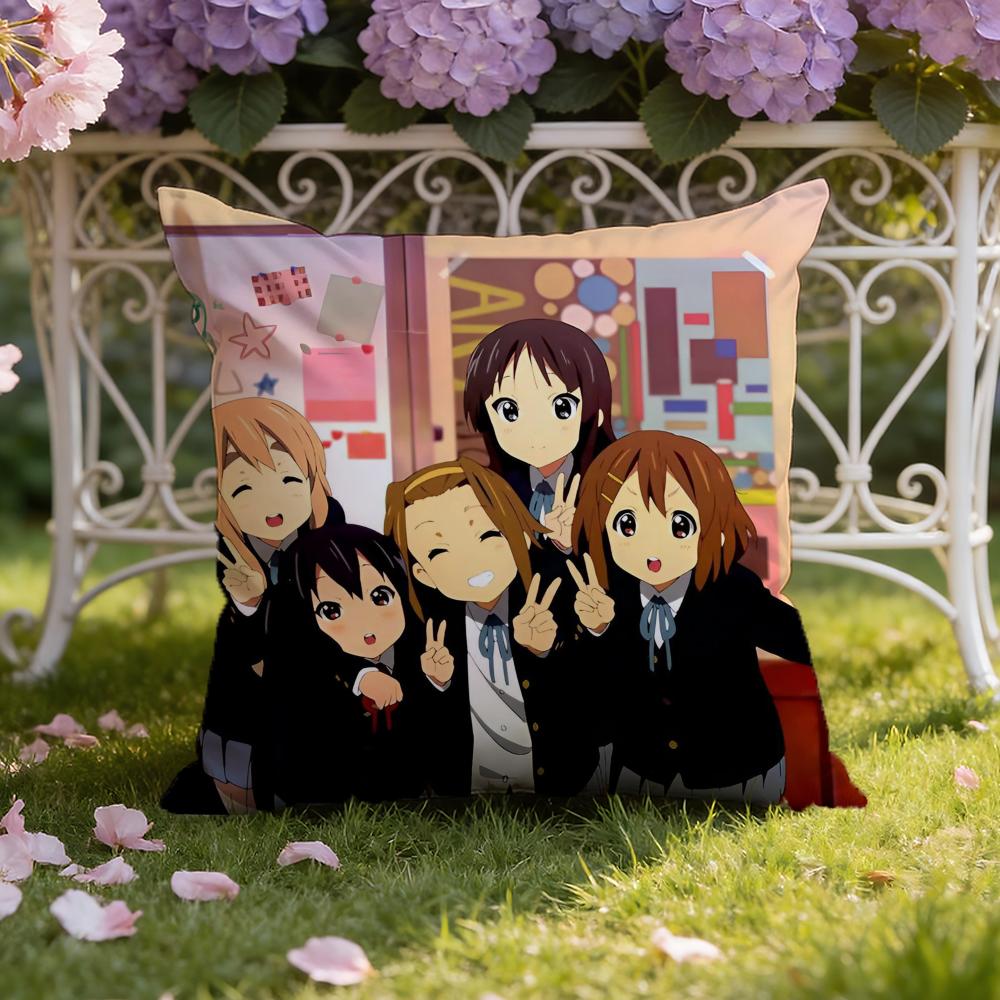 Аниме K-K-ON! Милая Наволочка для Подушки Домашняя и Автомобильная Двухцелевая Наволочка: Двусторонняя конструкция для максимального комфорта
