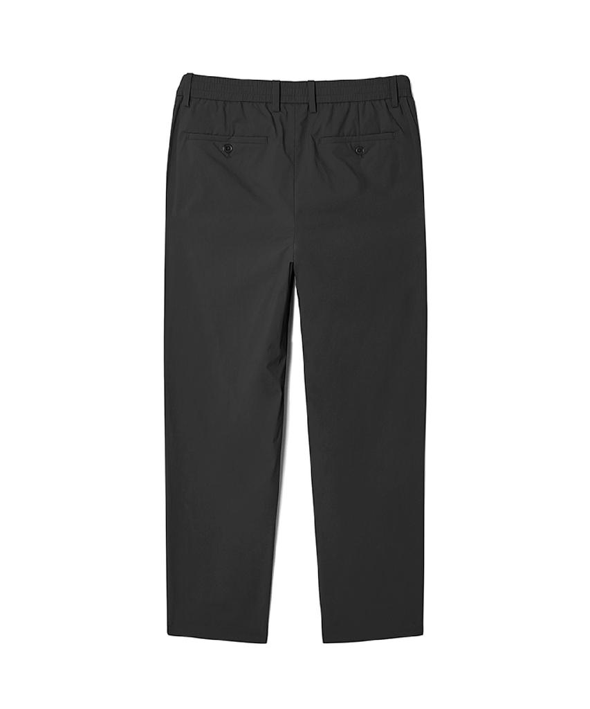 ADHOC Men'S Woven Tapered Elastic Waist Pants (Black) (Hc5Lp90)