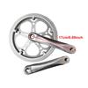 Chainring, Crank Arm, Single Crankset, Double Cover, Hollow Aluminum Alloy, Lightweight,