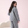 Anti-Static Three-Layer Thick Cotton Padded Winter 2025 New Warm Thickened Homewear Pajama Set