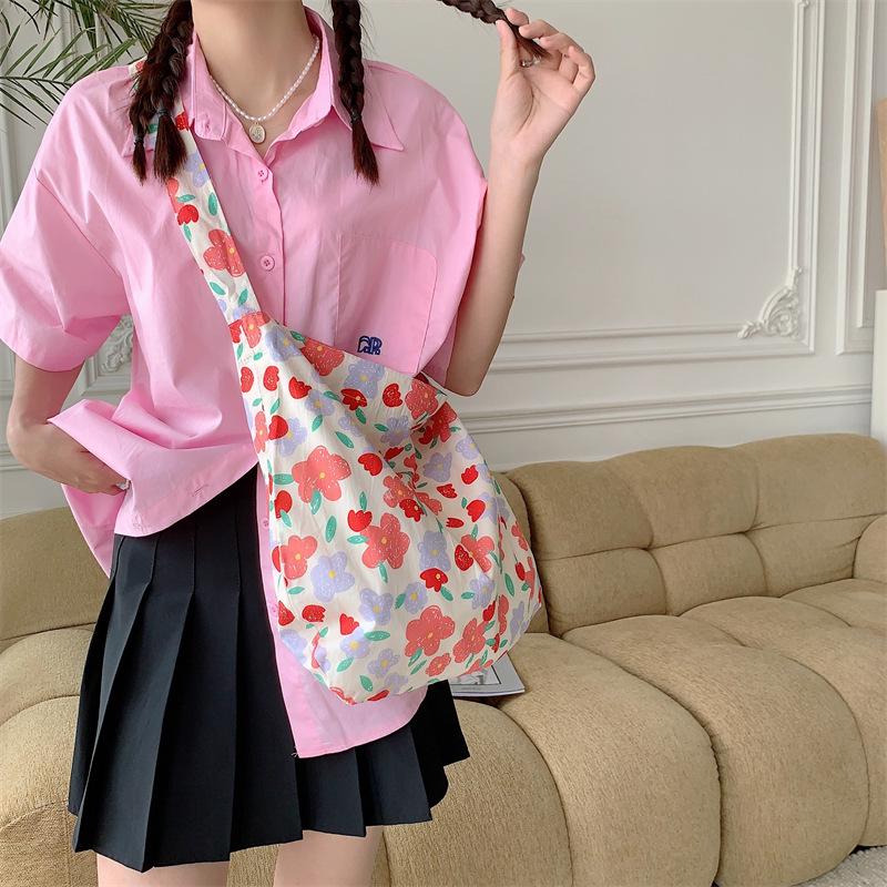 Холщовая сумка кроссбоди с леопардовым принтом - Модная, Вместительная женская сумка через плечо