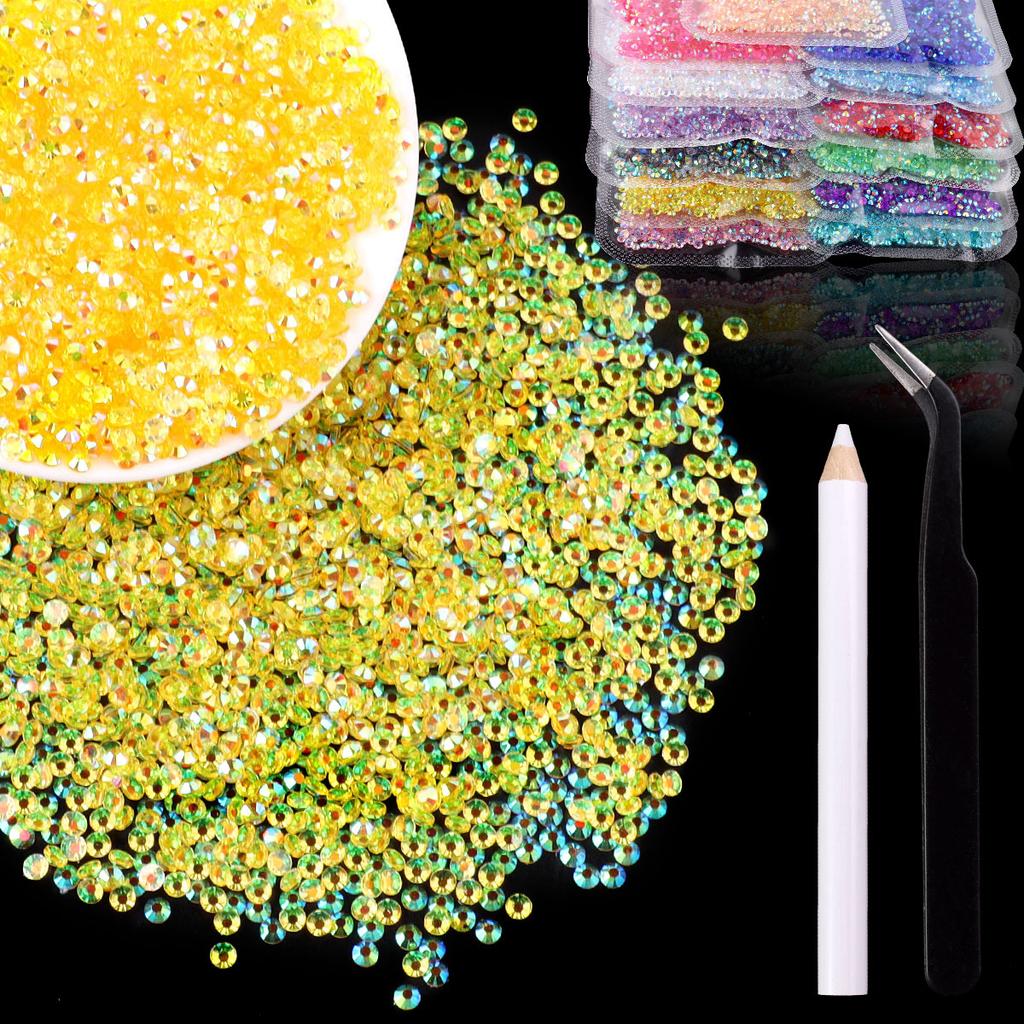 2Mm3Mm4Mm Flat Bottom Resin Drill Diy Handmade Mobile Phone Case Beauty Sticker Drill