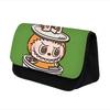New Primary School Students Cartoon Double-layer Pencil Case Cute Children's Stationery Case Polyester Pencil Case