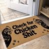 VIKAMA Bulldog Welcome Doormat Non-Slip Indoor and Outdoor Entrance Rug Living Room Bedroom Carpet Pet Lover Home Decor