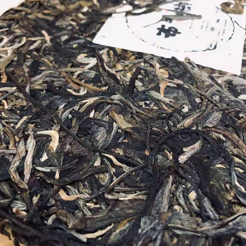 357 г Весенний пуэр с большими листьями, сырой чайный торт Буланг Пуэр Шэнча, Юнань Пуэр, чай