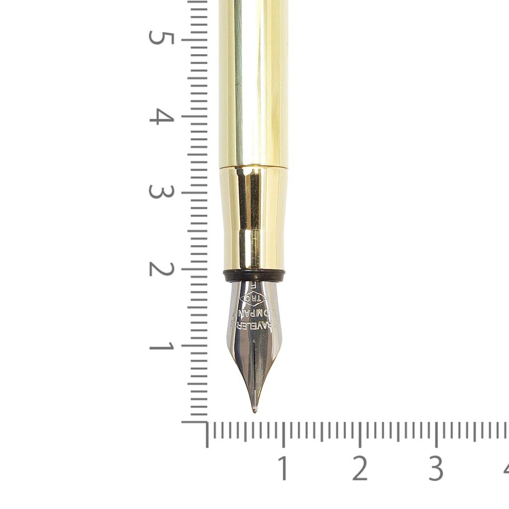 DESIGNPHIL Traveler's Company Латунная перьевая ручка Цельная латунь 38076006 и картридж