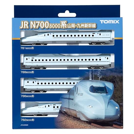 TOMIX N Gauge JR N700-8000 Series Sanyo/Kyushu Shinkansen Basic Set 98518 Model Train