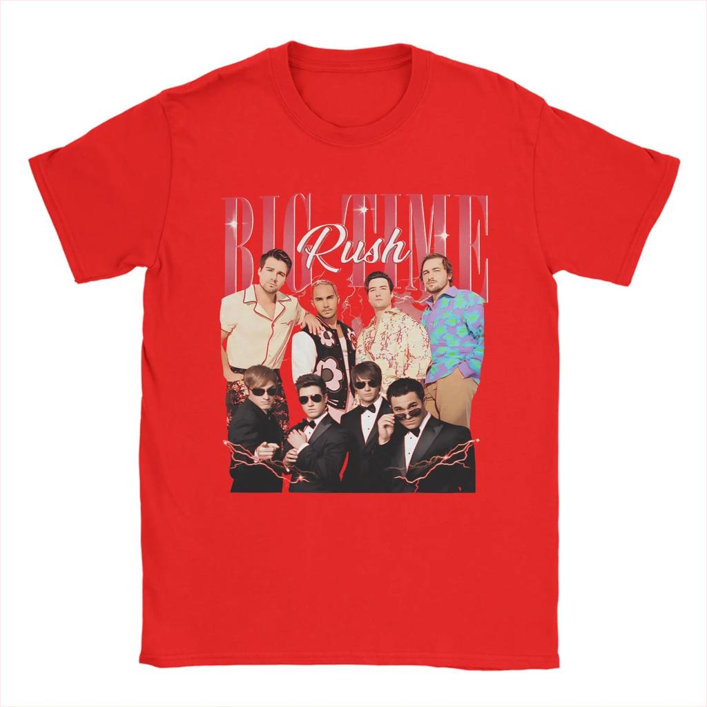 Big Time Rush Band T Shirt Summer Cotton TShirts for Unisex Women Fashion Printed Tshirt ShortSleeved Y2K Tees