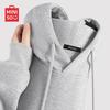 MINISO Men's Solid Color Heavyweight Hooded Sweatshirt