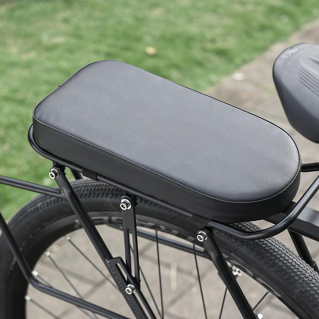 Bicycle Backseat long Cushion thicken Soft Comfortable Bike Seat Easy Installation Detachable Bicycle Parts