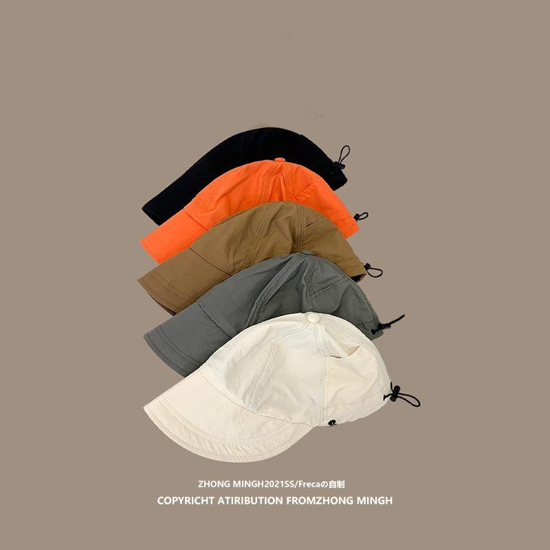 Маленькая кепка-маска для лица быстросохнущая шляпа от солнца для мужчин и женщин широкополая однотонная шляпа-ведро шляпа рыбака тренд