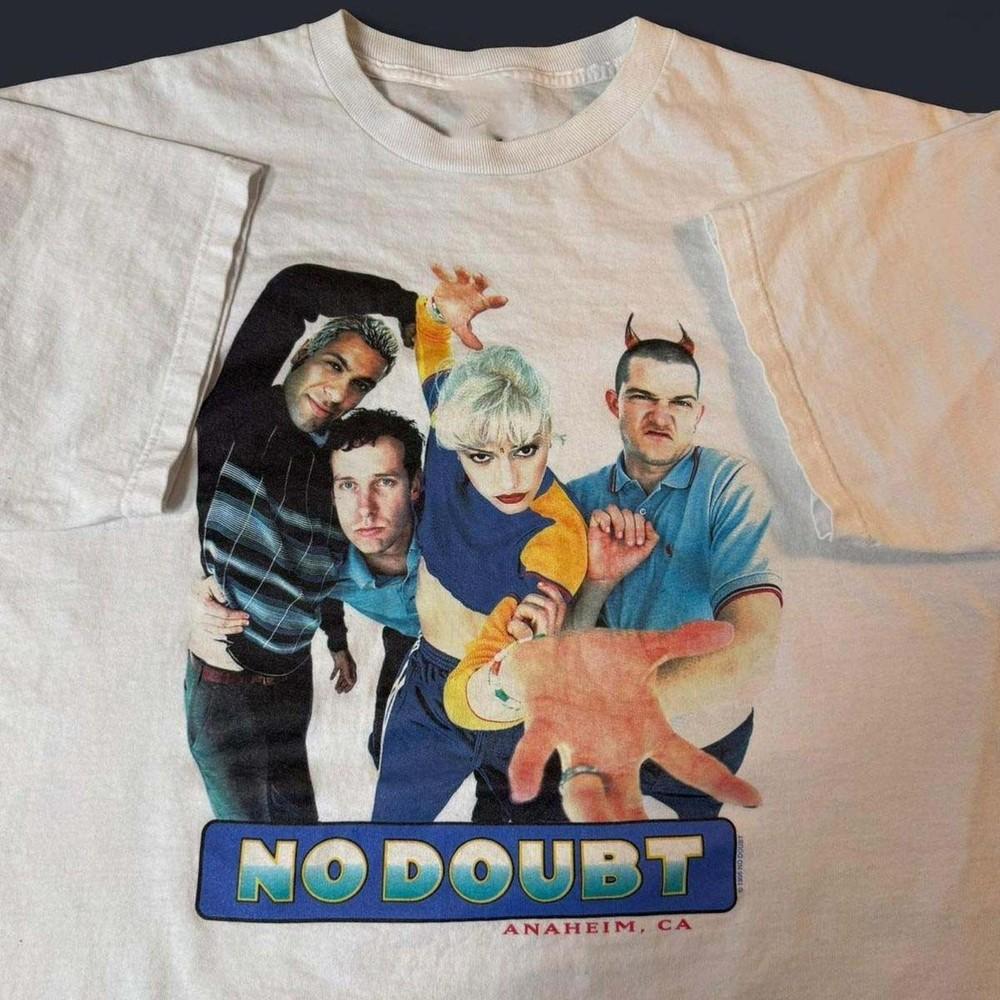 Vintage 1990s Rare No Doubt Graphic Band TShirt Full Size PNA_041 FREE SHIPPING