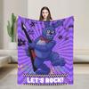 FNAFS At Freddy's Flannel Blanket  Warm Soft Throw Blanket for Couch Chair Decorative Fluffy Bedspread Sofa Bed Cover