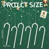Transparent Acrylic Snowflakes Shatterproof Icicle Pendants Ice Strip Xmas Tree Ornaments  New Year