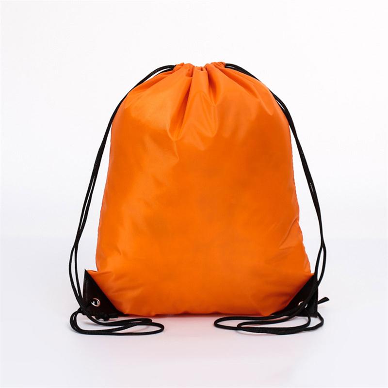 Portable Sports Bag Drawstring Belt Riding Backpack Gym Shoes Bag Storage Bag