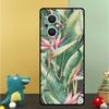 Ретро Чехол с рисунком банановых листьев Для OPPO Reno 15 15F 14 13 12 11 10 Pro 14F 13F 12F 11F 8T OPPO Find X9 X8 X6 Pro Чехол