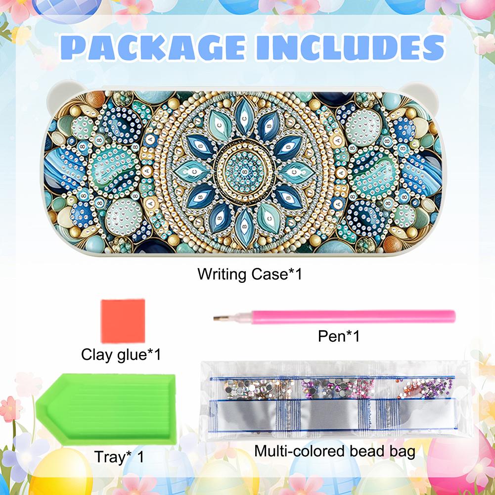 DIY Diamond Painting Pencil Case Multifunctional Storage Box for Pens Brushes Accessories Travel Pencil Case