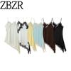 Za Autumn New Women's Clothing Zr European and American Style Fashion Lace Patchwork Asymmetric Strap Dress 5919200
