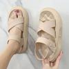 New Summer Fashion Women's Non-Slip Trendy Thick Sole Beach Sandals Casual Slide Slippers PVC