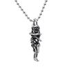 Женское объятие любовников Скелеты Кулон-ожерелье Череп Женский подарок на вечеринку по случаю дня рождения Цепочка для свитера Ювелирные изделия