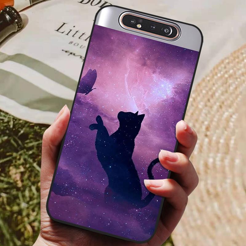 Чехол для Samsung A80 Силиконовая задняя крышка Чехол для телефона Для Samsung Galaxy A80 Чехлы для Galaxy A 80 A805F A805 Мягкий бампер Funda