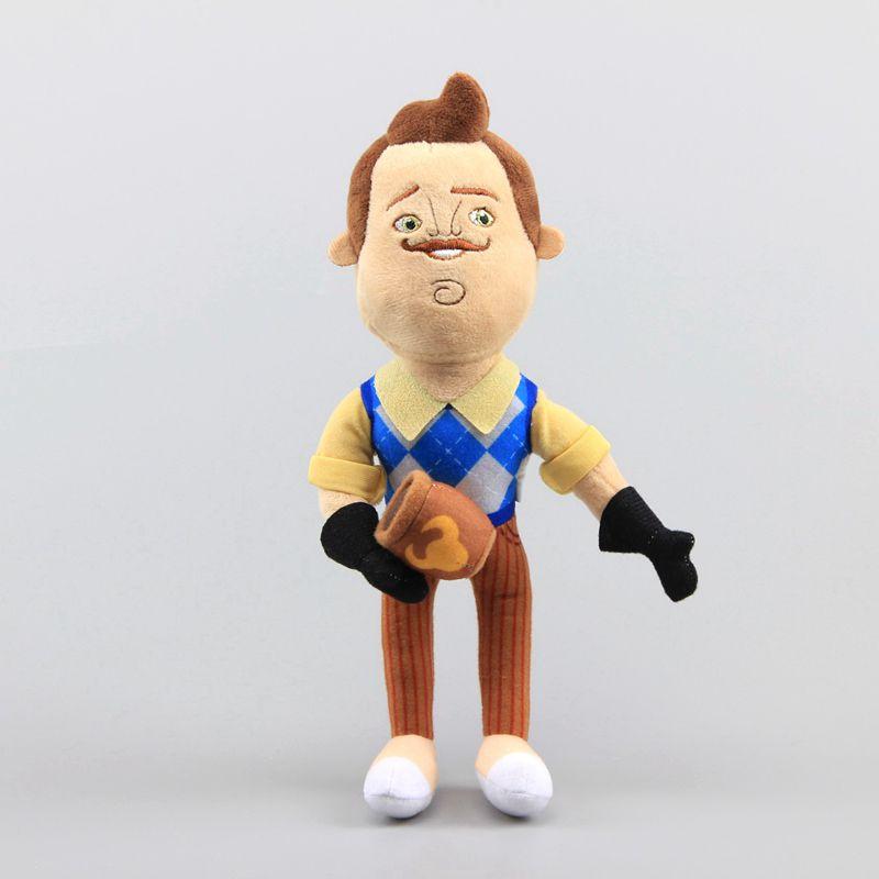 Neighbor Hello 5 Flashlight Butcher Neighbor Plush Figure Toy Doll Stuffed